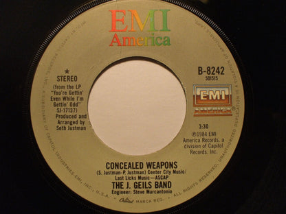 J. GEILS BAND - CANCEALED WEAPONS | 7" SINGLE VINILO USADO