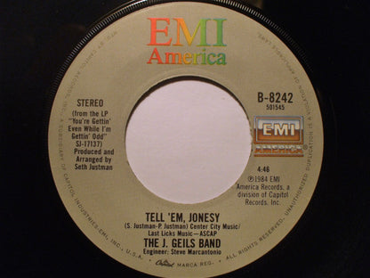 J. GEILS BAND - CANCEALED WEAPONS | 7" SINGLE VINILO USADO