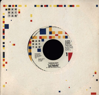 BALTIMORA - TARZAN BOY | 7" SINGLE VINILO USADO