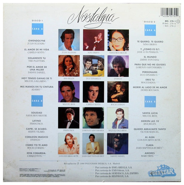 NOSTALGIA - 25 CANCIONES INOLVIDABLES (2LP) | VINILO USADO