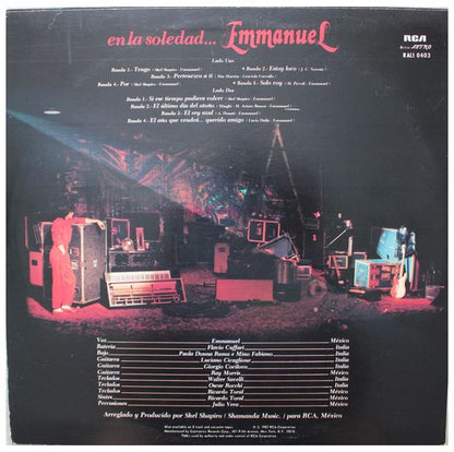 EMMANUEL - EN LA SOLEDAD | VINILO USADO