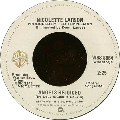 NICOLETTE LARSON - LOTTA LOVE | 7" SINGLE VINILO USADO