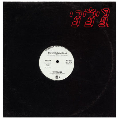 POLICE  - ONE WORLD/TOO MUCH INFORMATION | 12" MAXI SINGLE USADO