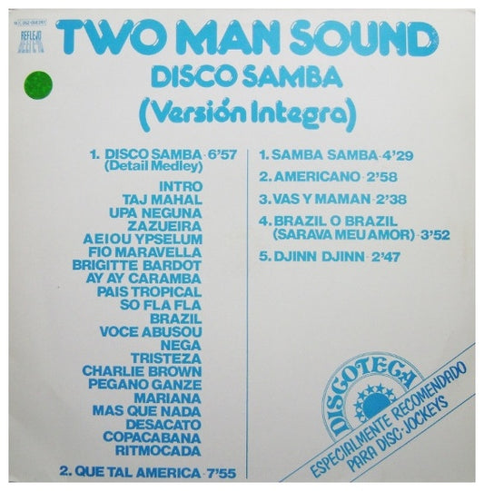 TWO MAN SOUND - DISCO SAMBA/QUE TAL AMERICA | VINILO USADO
