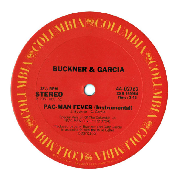 BUCKNER & GARCIA - PAC-MAN FEVER | 12" MAXI SINGLE USADO