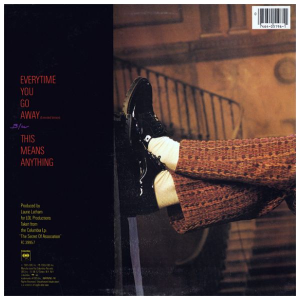 PAUL YOUNG - EVERYTIME YOU GO AWAY  | 12" MAXI SINGLE USADO