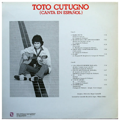 TOTO COTUGNO - ENAMORADOS (EN ESPAÑOL) | VINILO USADO