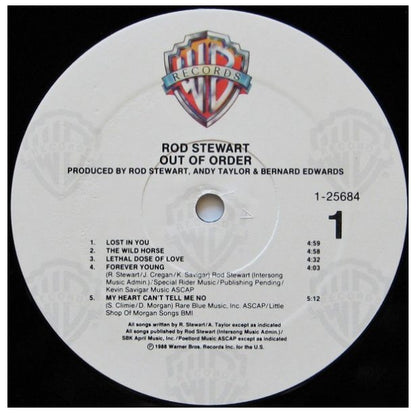 ROD STEWART - OUT OF ORDER | VINILO USADO