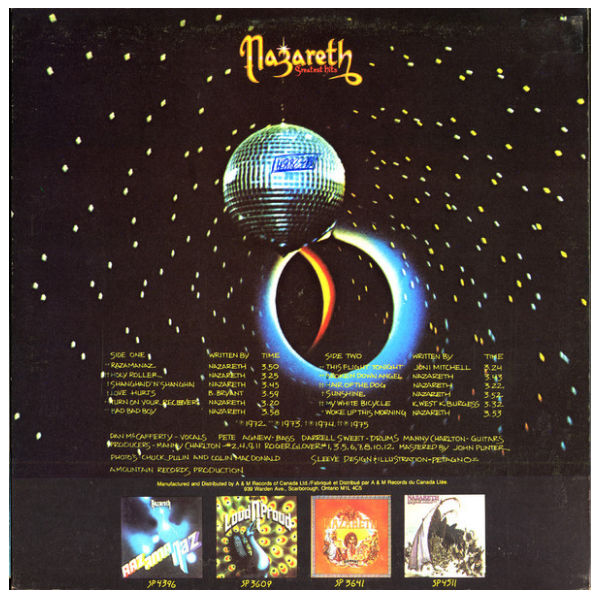 NAZARETH - GREATEST HITS | VINILO USADO