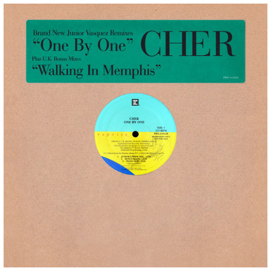 CHER - ONE BY ONE/WALKING IN MENPHIS | 12" MAXI SINGLE USADO