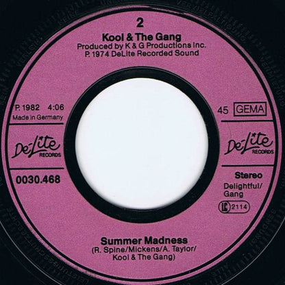 KOOL & THE GANG - GET DOWN ON IT/SUMMER MADNESS | 7'' SINGLE VINILO USADO