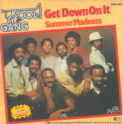 KOOL & THE GANG - GET DOWN ON IT/SUMMER MADNESS | 7'' SINGLE VINILO USADO