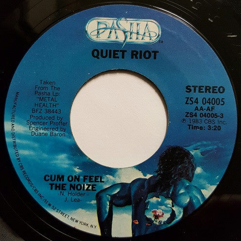 QUIET RIOT - CUM ON FEEL THE NOIZE | 7" SINGLE VINILO USADO