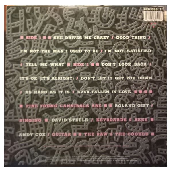 FINE YOUNG CANNIBALS - THE RAW & THE COOKED  | VINILO USADO