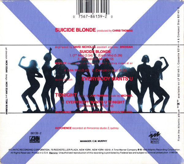 INXS - SUICIDE BLONDE | CD SINGLE USADO
