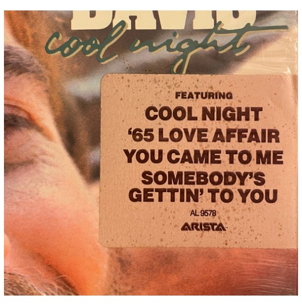 PAUL DAVIS - COOL NIGHT | VINILO USADO