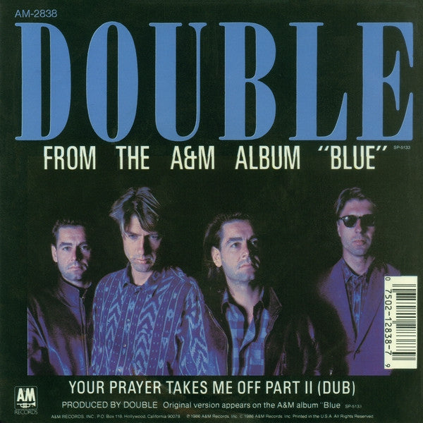 DOUBLE - THE CAPTAIN OF THE HEART | 7" SINGLE VINILO USADO