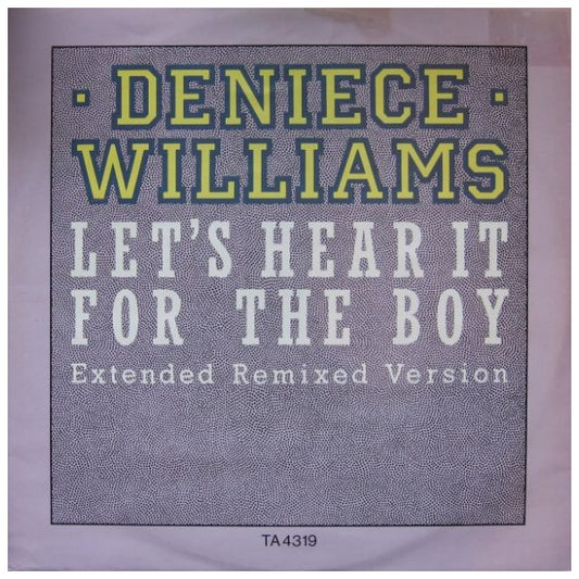 DENISSE WILLIAMS  -  LET'S HEAR IT FOR THE BOY | 12" MAXI SINGLE USADO