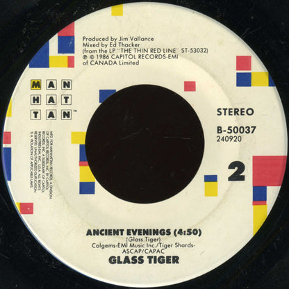 GLASS TIGER - DON'T FORGET ME (WHEN I'M GONE) | 7" SINGLE VINILO USADO