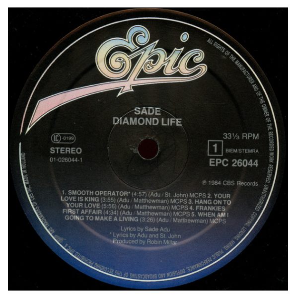 SADE - DIAMOND LIFE | VINILO USADO