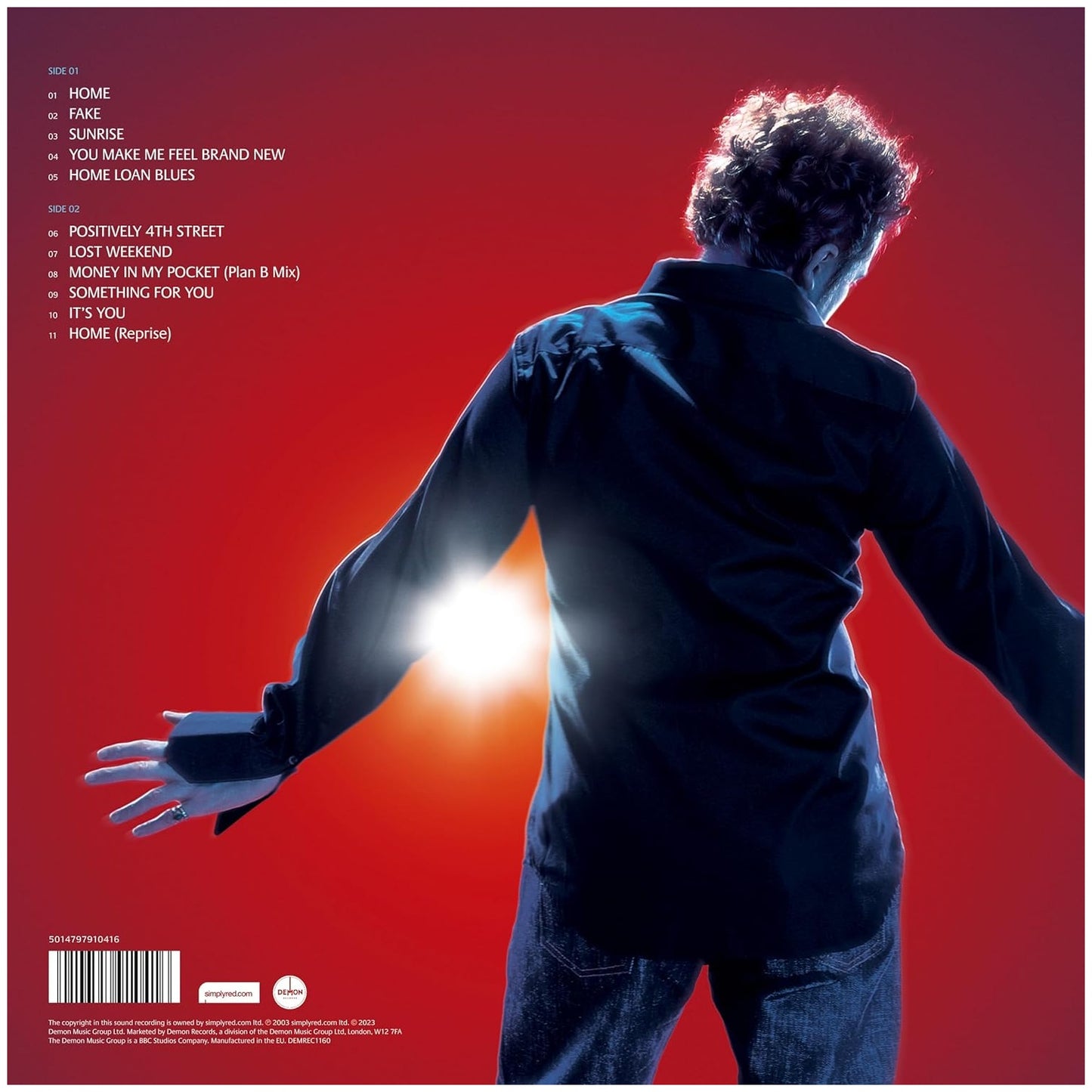 SIMPLY RED  - HOME (20TH ANNIVERSARY) (UK) | VINILO