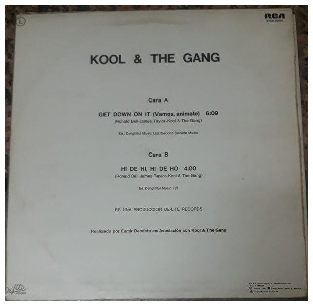 KOOL & THE GANG - GET DOWN ON IT | 12" MAXI SINGLE USADO