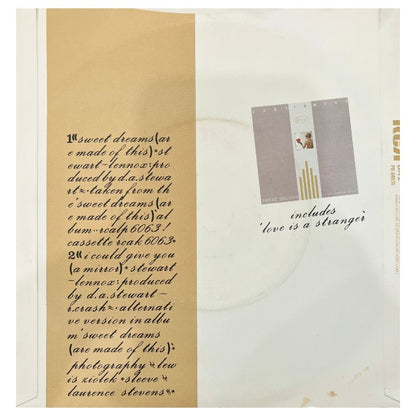 EURYTHMICS - SWEET DREAMS (ARE MADE OF THIS) | 7" SINGLE VINILO USADO