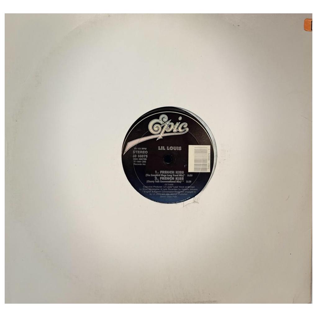 LIL LOUIS - FRENCH KISS | 12" MAXI SINGLE USADO