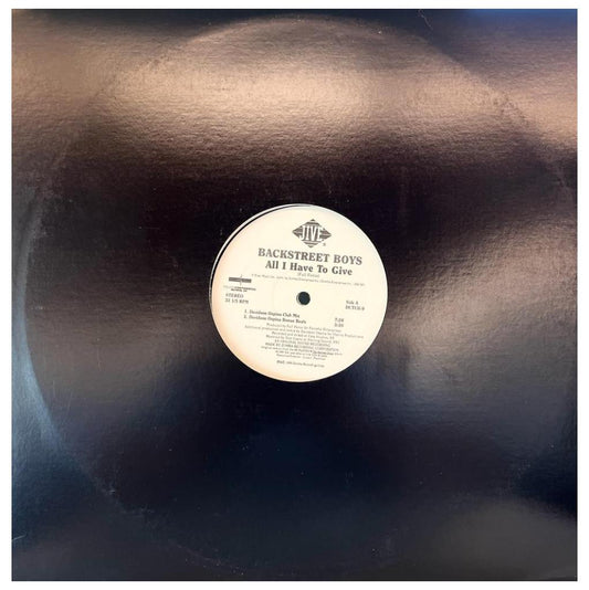 BACKSTREET BOYS - ALL I HAVE TO GIVE (2LP) | 12" MAXI SINGLE USADO