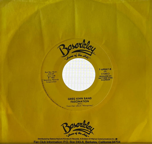 GREG KIHN BAND - JEOPARDY | 7'' SINGLE VINILO USADO