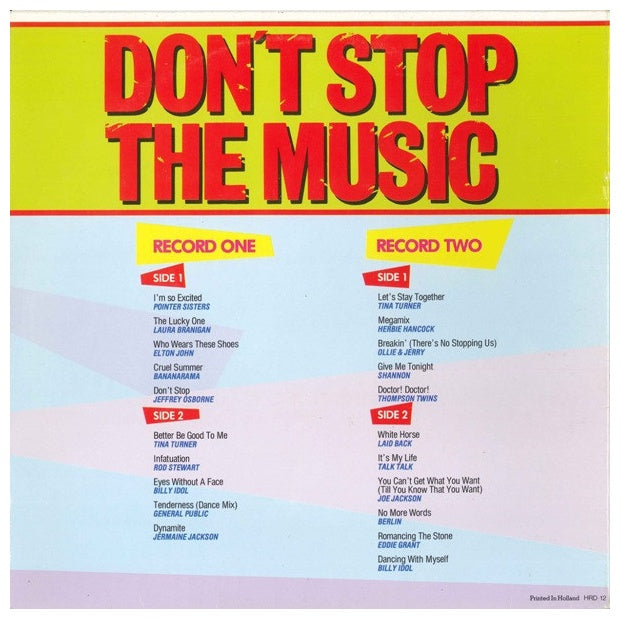 DON'T STOP THE MUSIC - ORIGINAL 12-INCH VERSIONS (2LP) | VINILO USADO