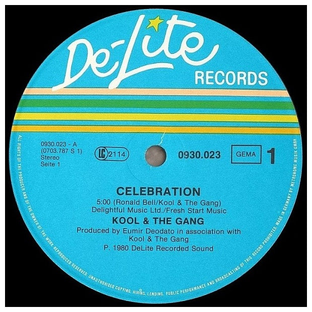 KOOL & THE GANG - CELEBRATION (SPECIAL LONG VERSION) | 12" MAXI SINGLE VINILO USADO