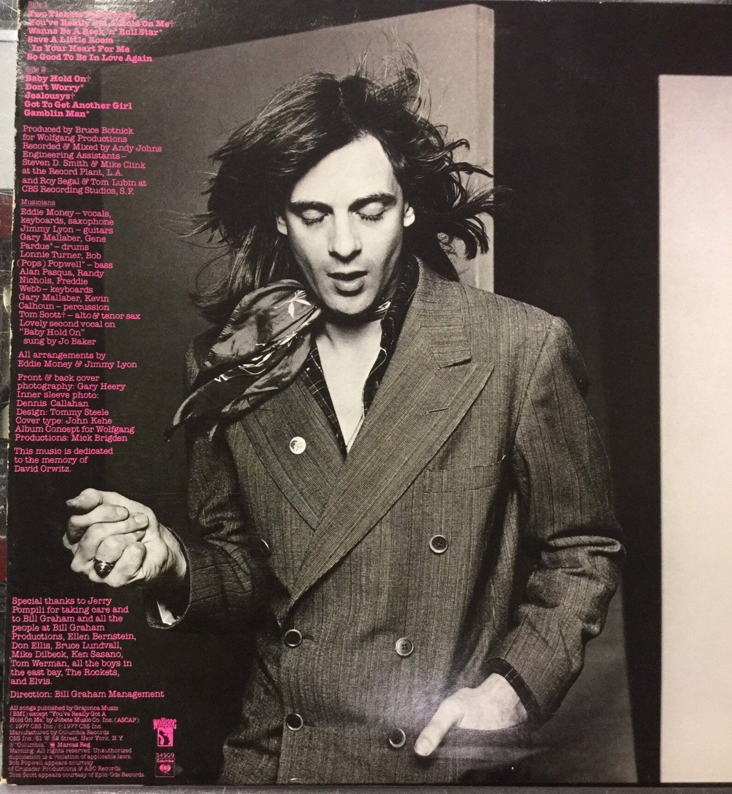 EDDIE MONEY - EDDIE MONEY (LTD EDT) (PINK VINYL) | VINILO