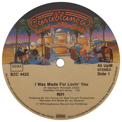 KISS - I WAS MADE FOR LOVIN YOU | 12" MAXI SINGLE USADO