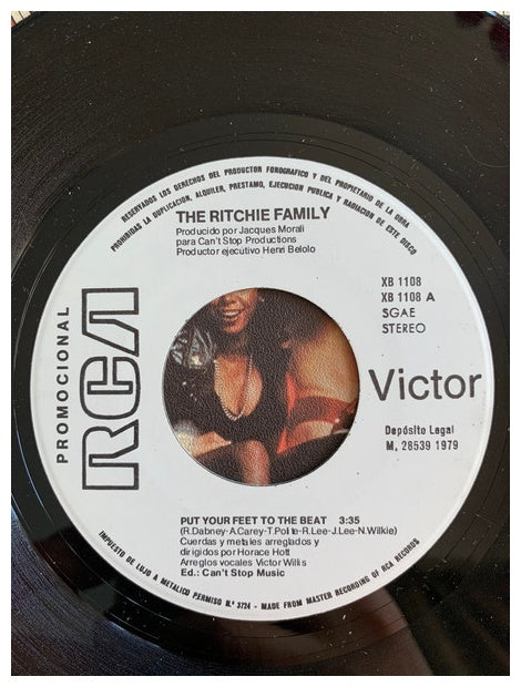 THE RITCHIE FAMILY - PUT YOUR FEET TO THE BEAT | 7" SINGLE USADO