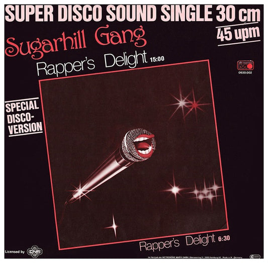 SUGAR HILL GANG - RAPPER´S DELIGHT | 12" MAXI SINGLE USADO