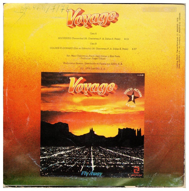 VOYAGE - SOUVENIRS | 7" SINGLE USADO