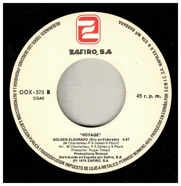 VOYAGE - SOUVENIRS | 7" SINGLE USADO