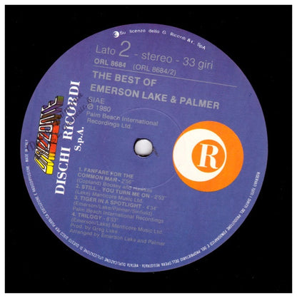 EMERSON LAKE & PALMER - THE BEST OF | VINILO USADO