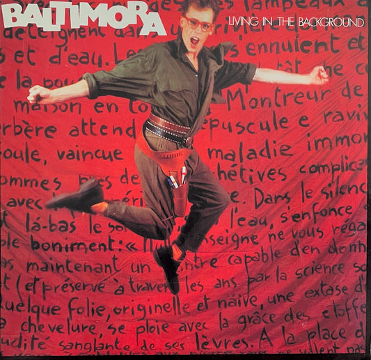 BALTIMORA - LIVING IN THE BACKGROUND | VINILO USADO