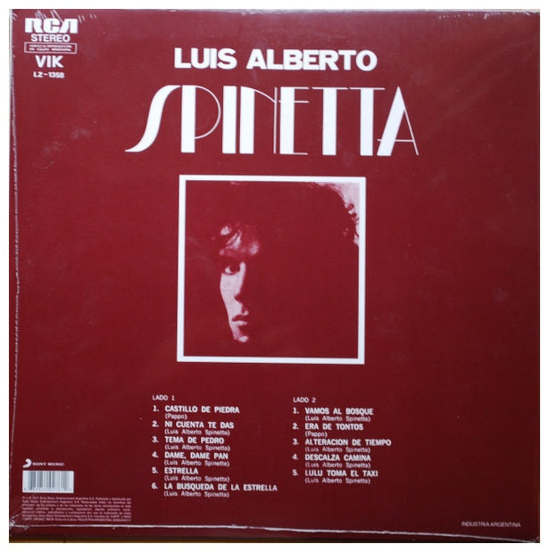 LUIS ALBERTO SPINETTA - LUIS ALBERTO SPINETTA | VINILO