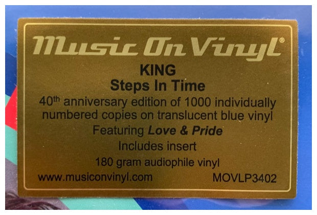 KING - STEPS IN TIME | VINILO