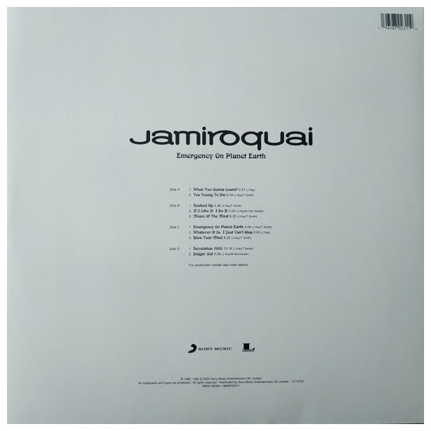 JAMIROQUAI - EMERGENCY ON PLANET EARTH (30TH) (CLEAR VINYL) (2LP) | VINILO