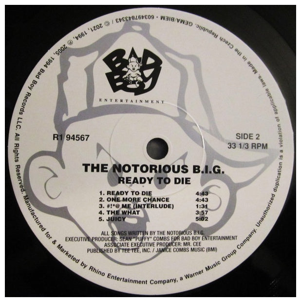 NOTORIOUS BIG - READY TO DIE (2LP) | VINILO