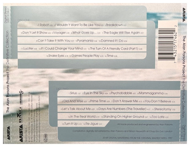 ALAN PARSONS PROJECT - DEFINITIVE COLLECTION (2CD) | CD