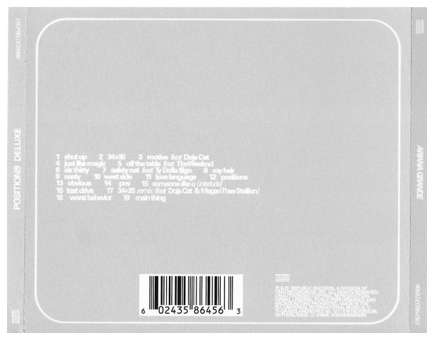 ARIANA GRANDE - POSITIONS | CD
