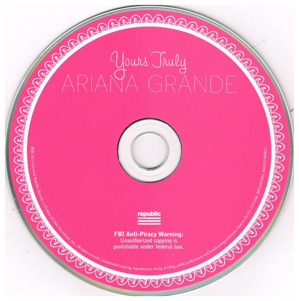 ARIANA GRANDE - YOURS TRULY | CD
