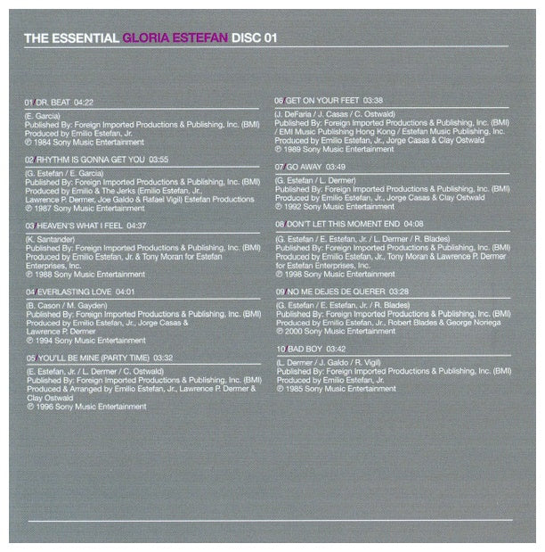 GLORIA ESTEFAN - ESSENTIAL GLORIA ESTEFAN (2CD) | CD