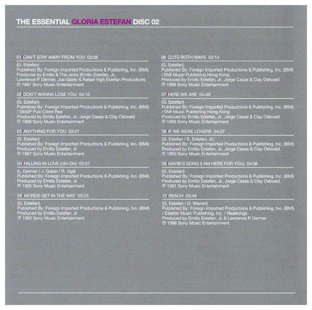 GLORIA ESTEFAN - ESSENTIAL GLORIA ESTEFAN (2CD) | CD