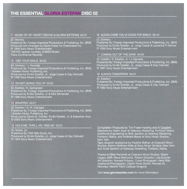 GLORIA ESTEFAN - ESSENTIAL GLORIA ESTEFAN (2CD) | CD